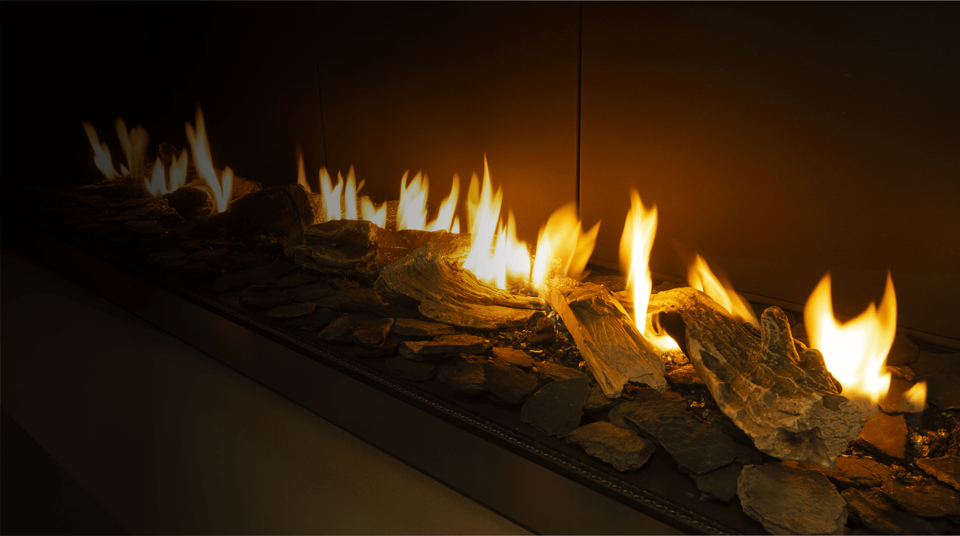 SINATRA Open Gas Fireplace Planikafires