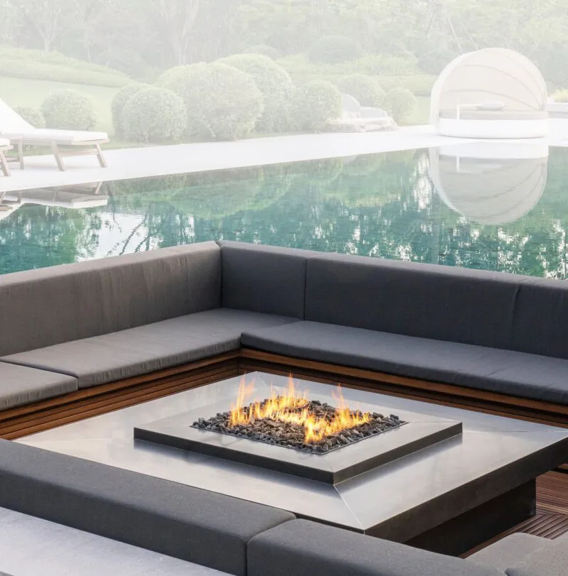 Outdoor Gas Fireplaces Planikafires, Natural Gas Patio Table Heater Egypt